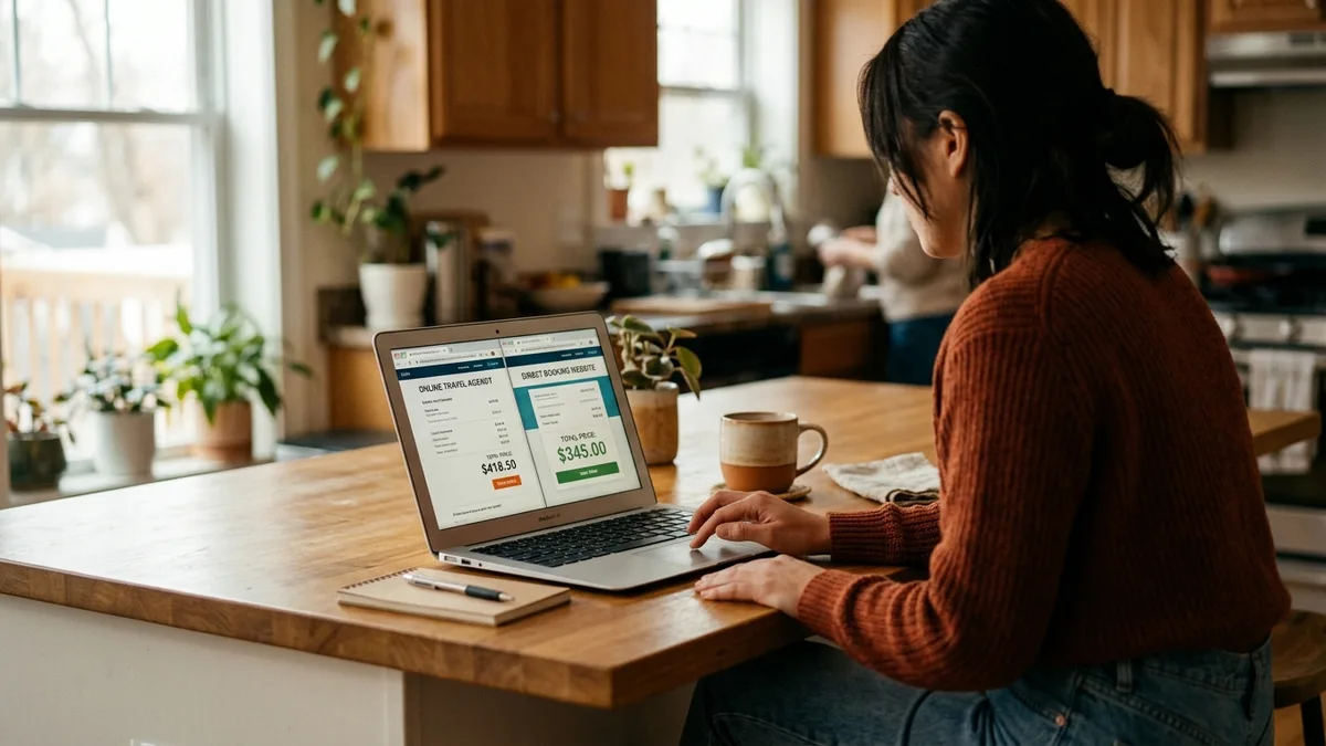 Why book direct comparison showing OTA fees vs direct booking savings