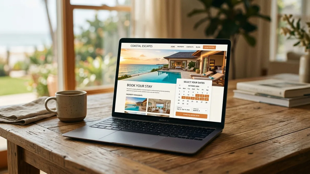 SEO-optimized direct booking website helping vacation rental managers drive direct bookings and growth