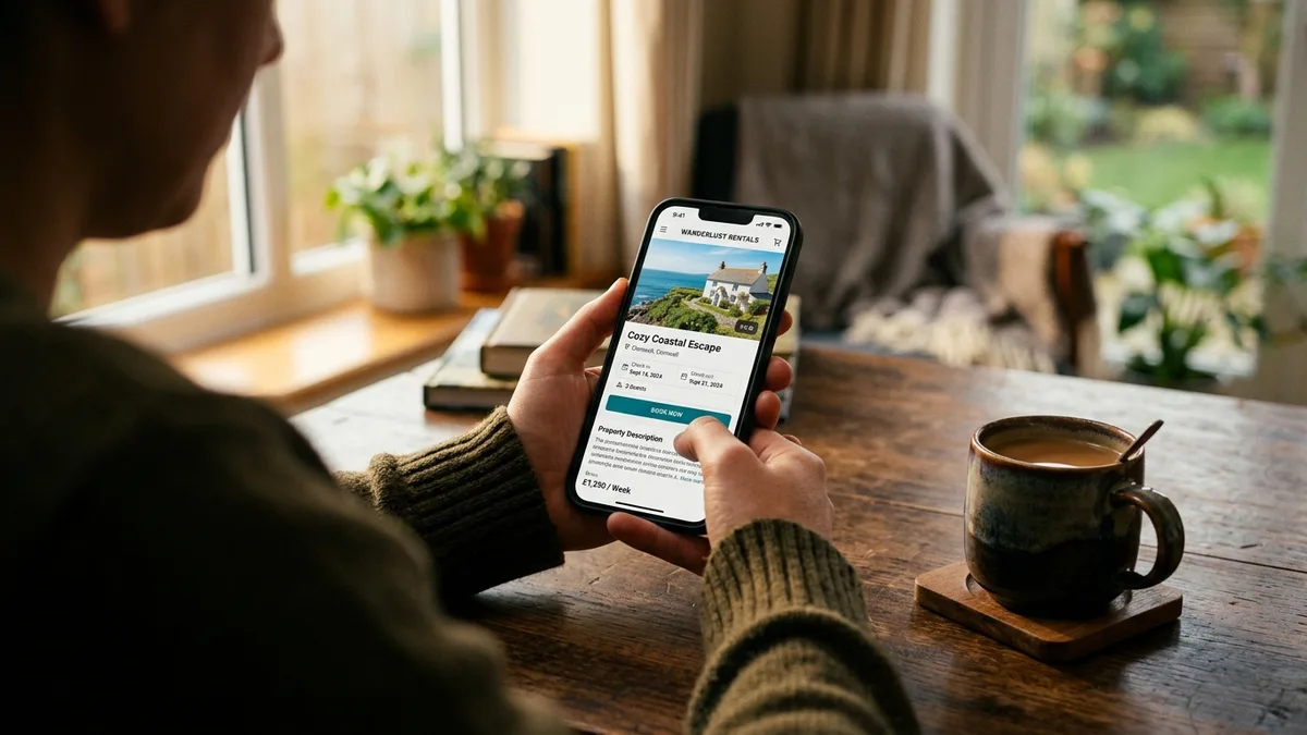 testing responsive STR website design on mobile devices