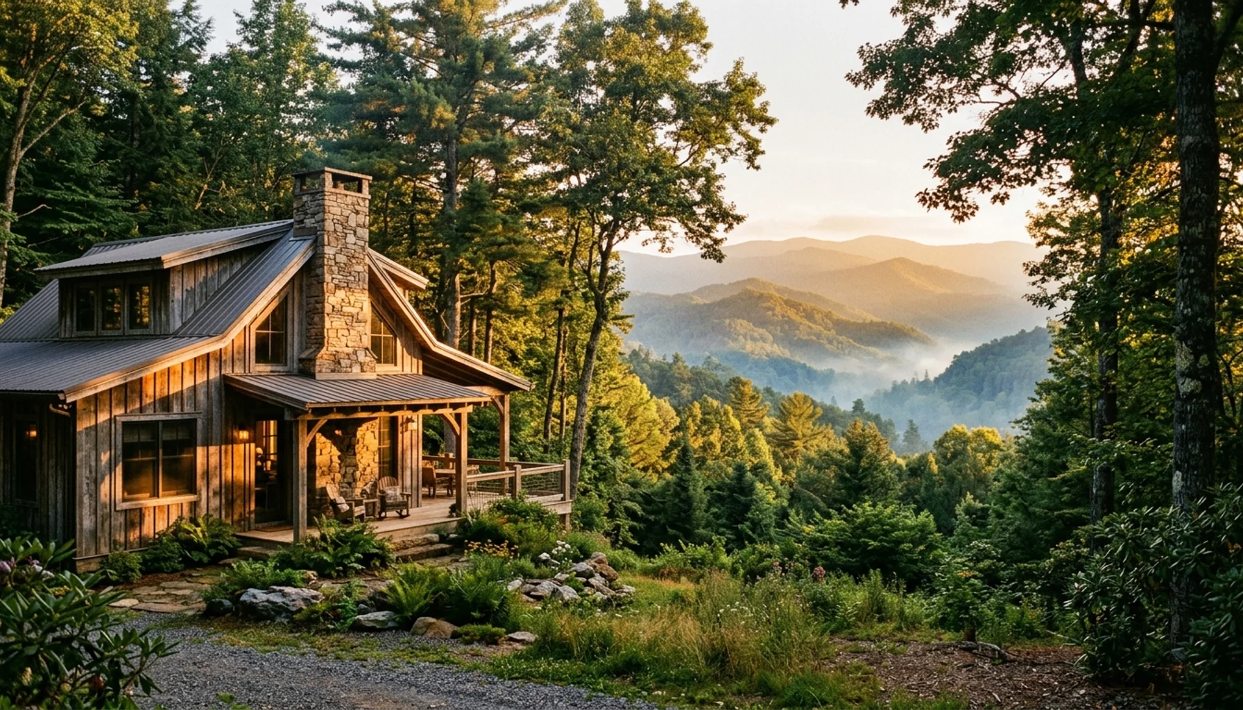 Luxury mountain cabin in Smoky Mountains representing professional Gatlinburg property management services