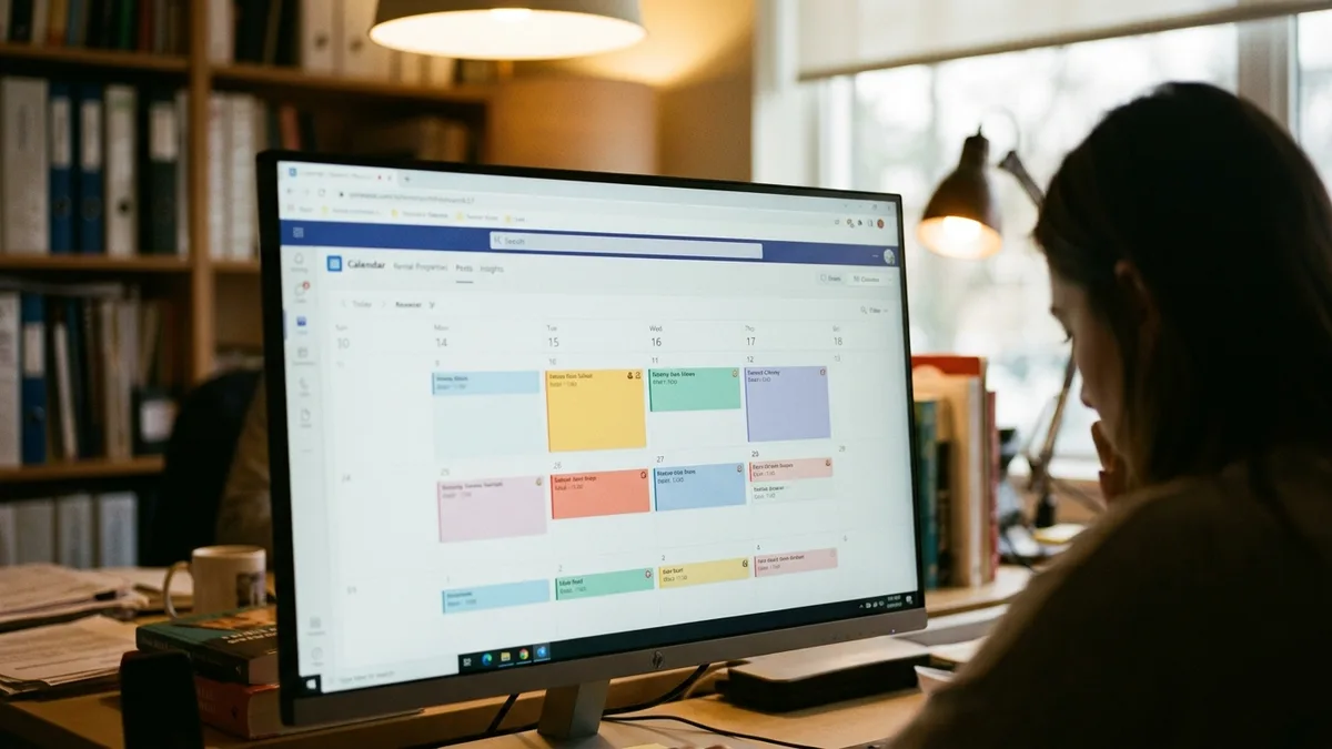 Content calendar scheduling articles to rank on Google for vacation rentals