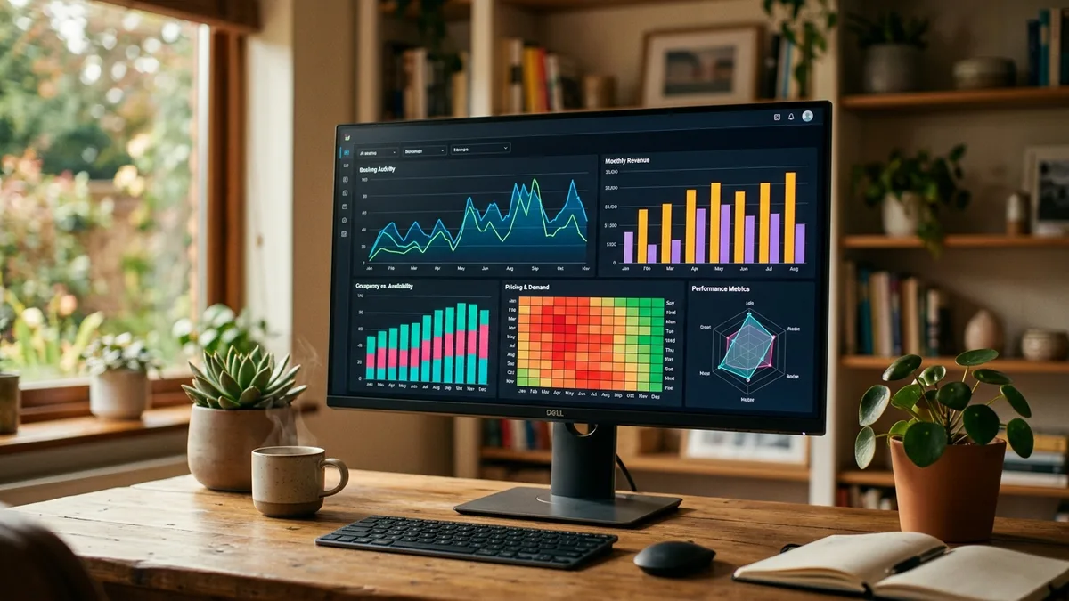 Data-driven vacation rental pricing strategies and booking analytics