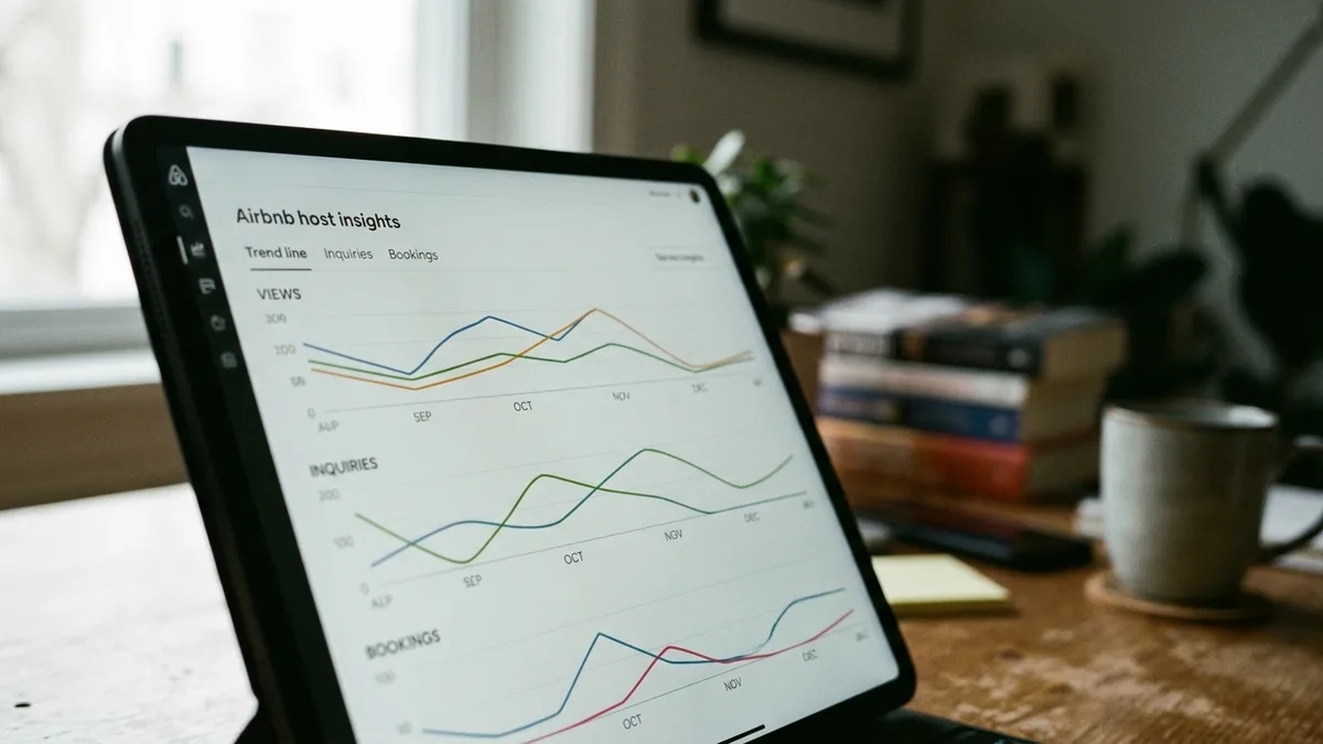 Diagnosing an Airbnb listing not getting views using host insights data