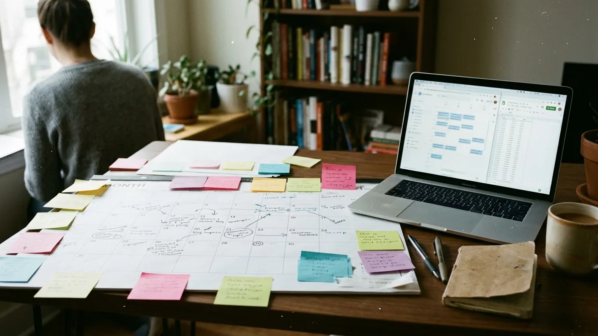 Monthly content plan to reduce Airbnb dependence through direct booking SEO