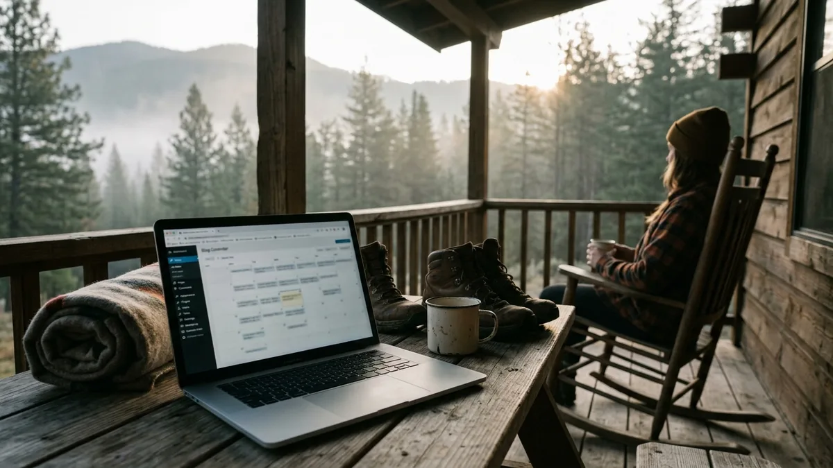 vacation rental content calendar for SEO strategy