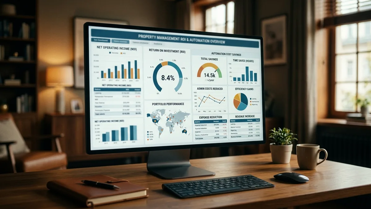 AI automation ROI analysis for property management business