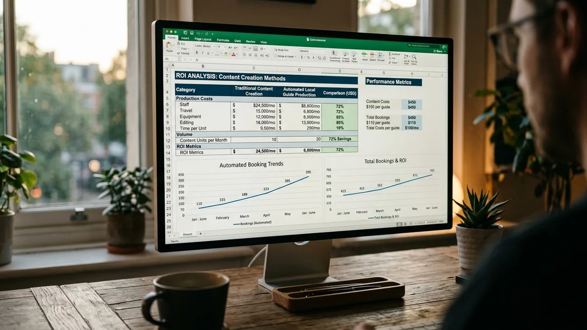 Local area guide ROI analysis for vacation rental direct booking growth
