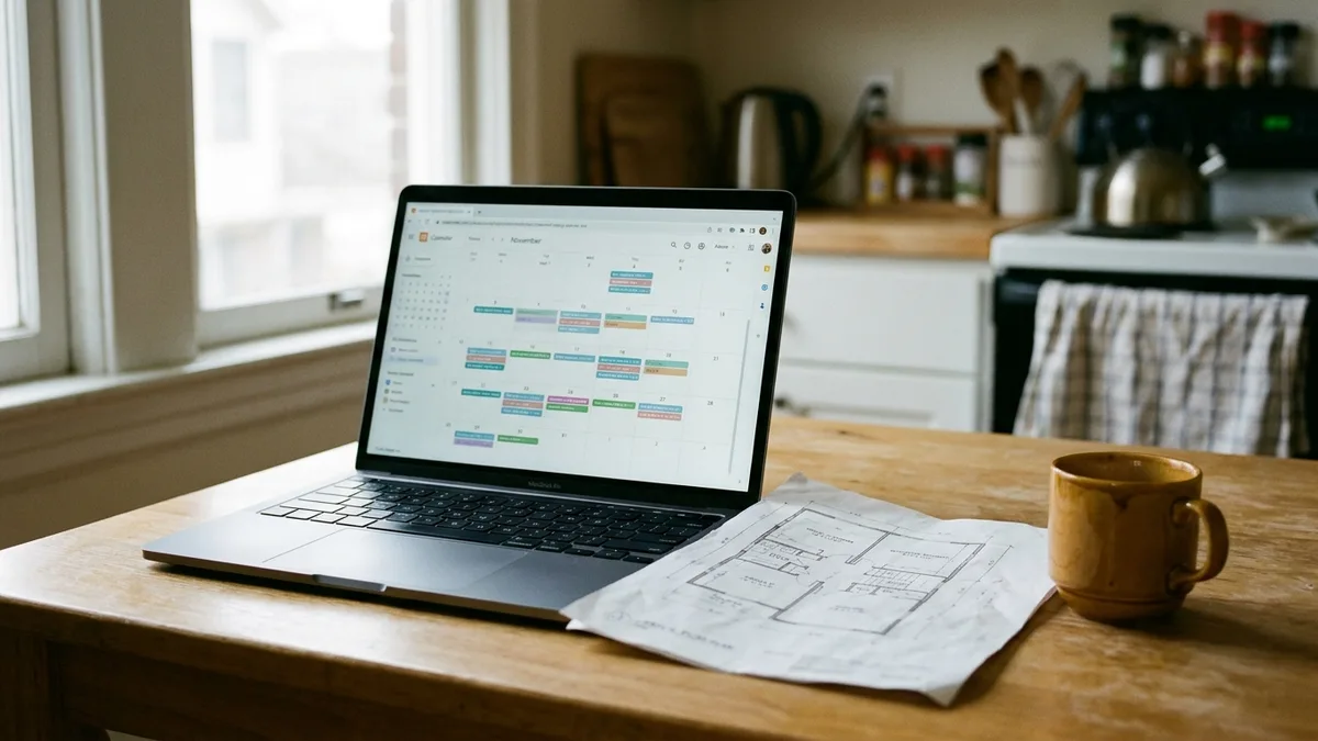 Scheduling a topic cluster strategy for a vacation rental website