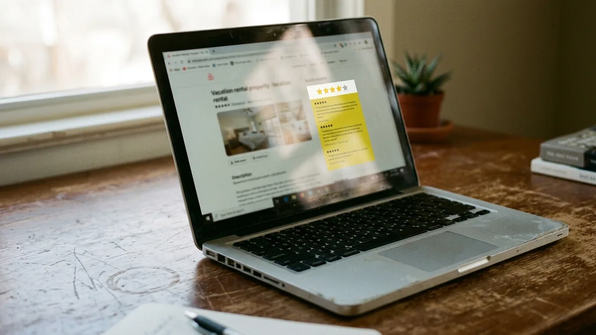 using guest reviews for SEO on a vacation rental property page