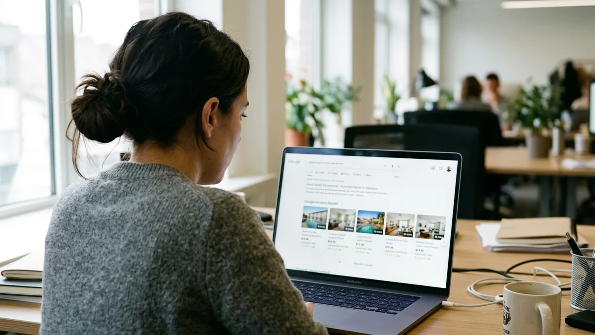 direct booking website ranking on Google, showing how to attract guests without Airbnb