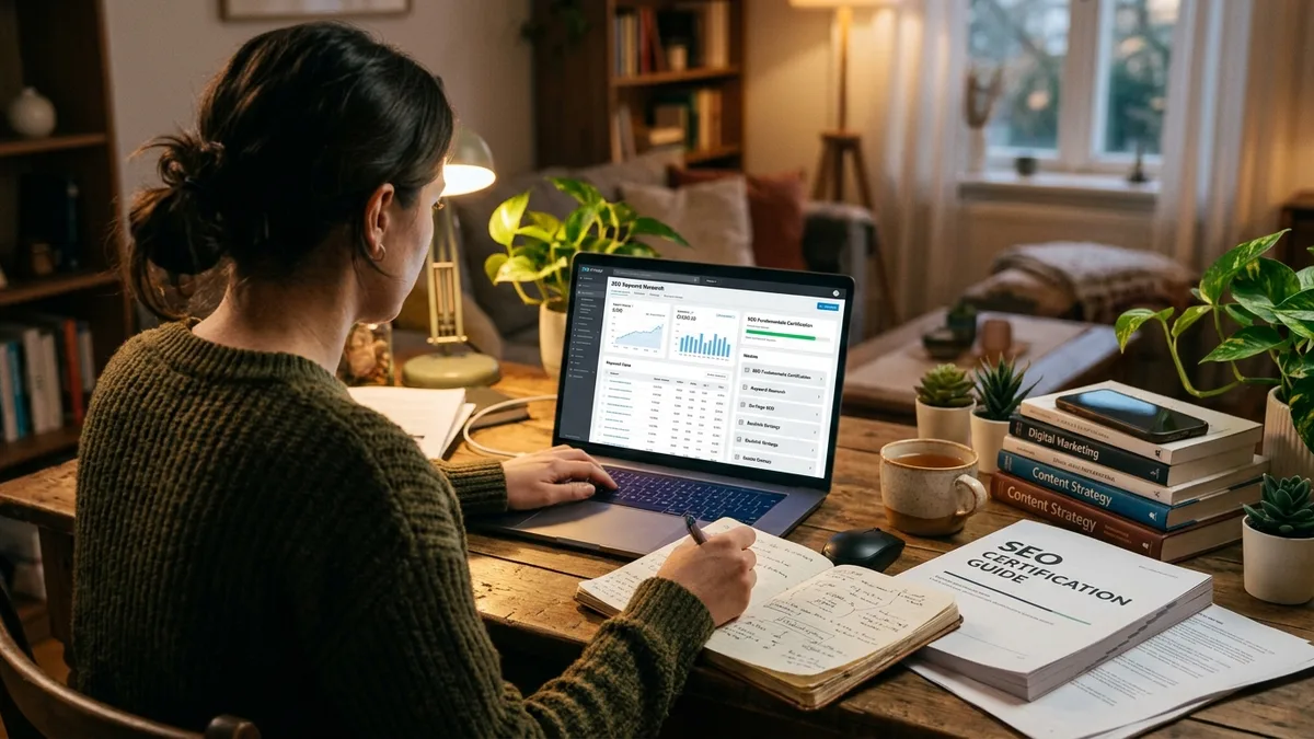 Professional learning SEO writing skills and digital marketing certification