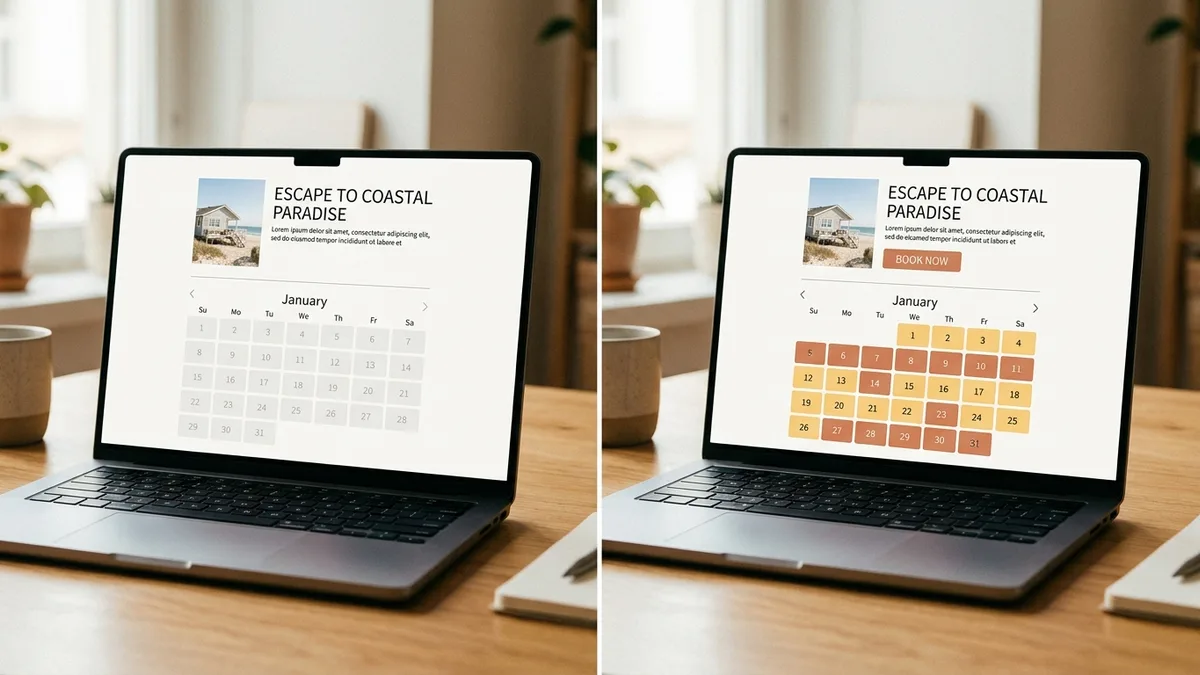 blog content conversion comparison for vacation rental direct bookings