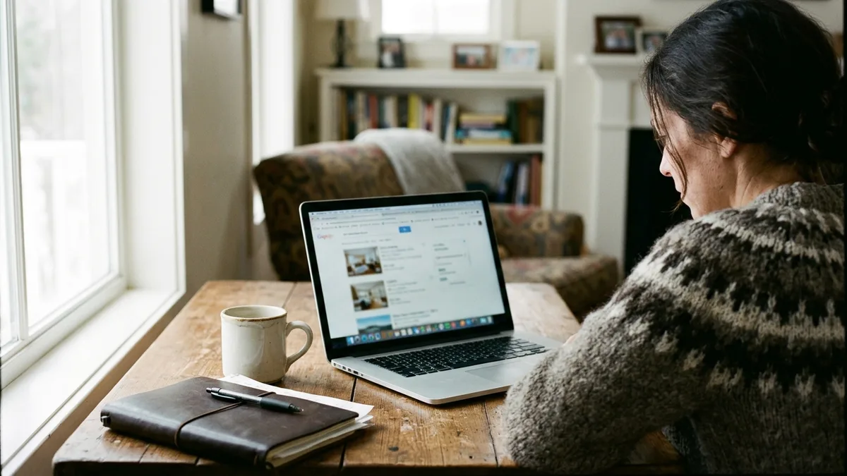 What is SE ranking: a rental host reviewing Google search positions