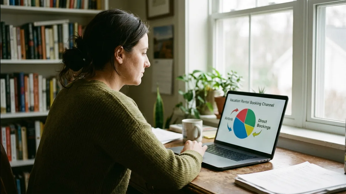 Dashboard tracking progress to reduce Airbnb dependence over time