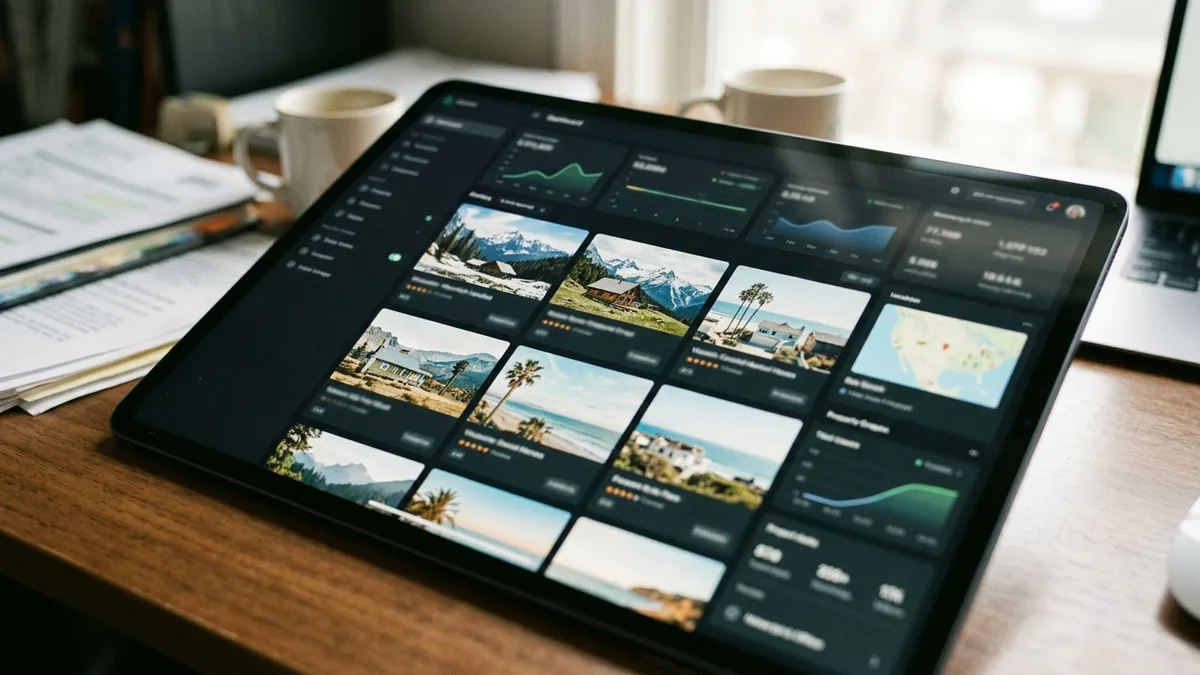 Multi-property autoblogger dashboard for portfolio managers