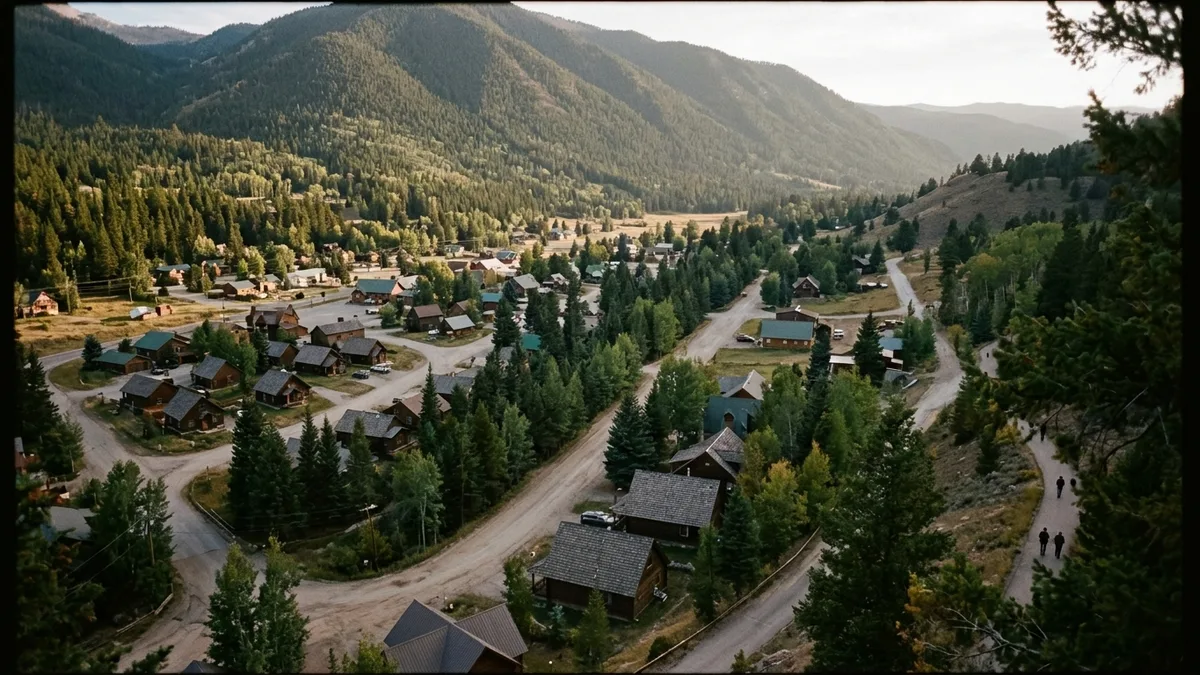 Mountain cabin market where vacation rental lead generation content targets local searches