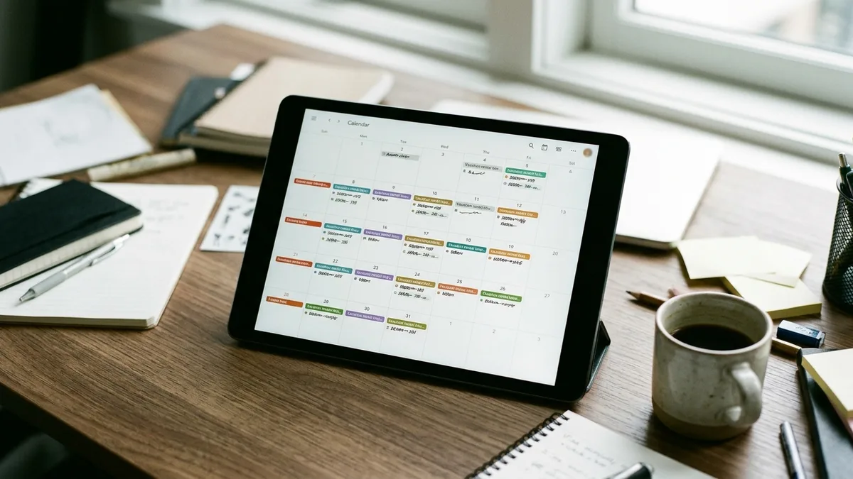 automate blog posts property manager content calendar view