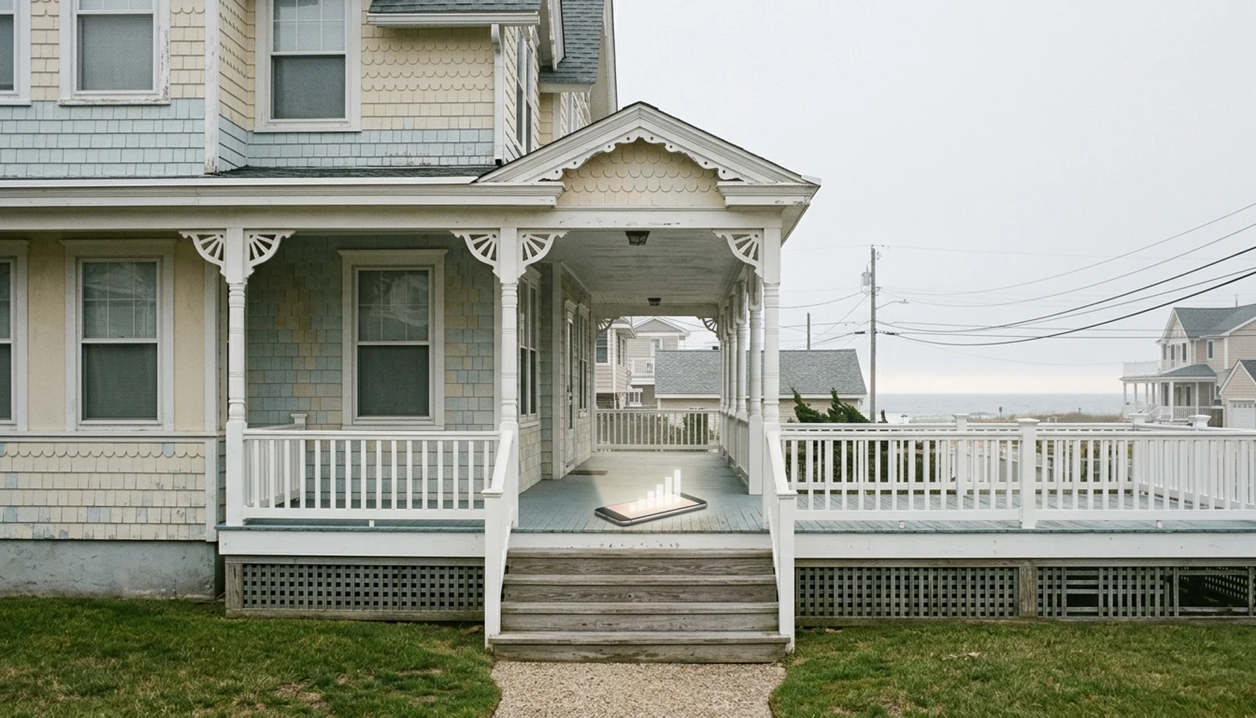 Ocean Grove, NJ beach cottage exterior representing Airbnb management revenue potential for owners