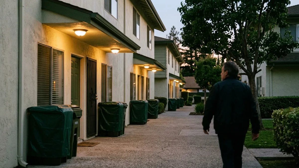 Why inconsistent trash pickup hurts property curb appeal in apartment breezeways