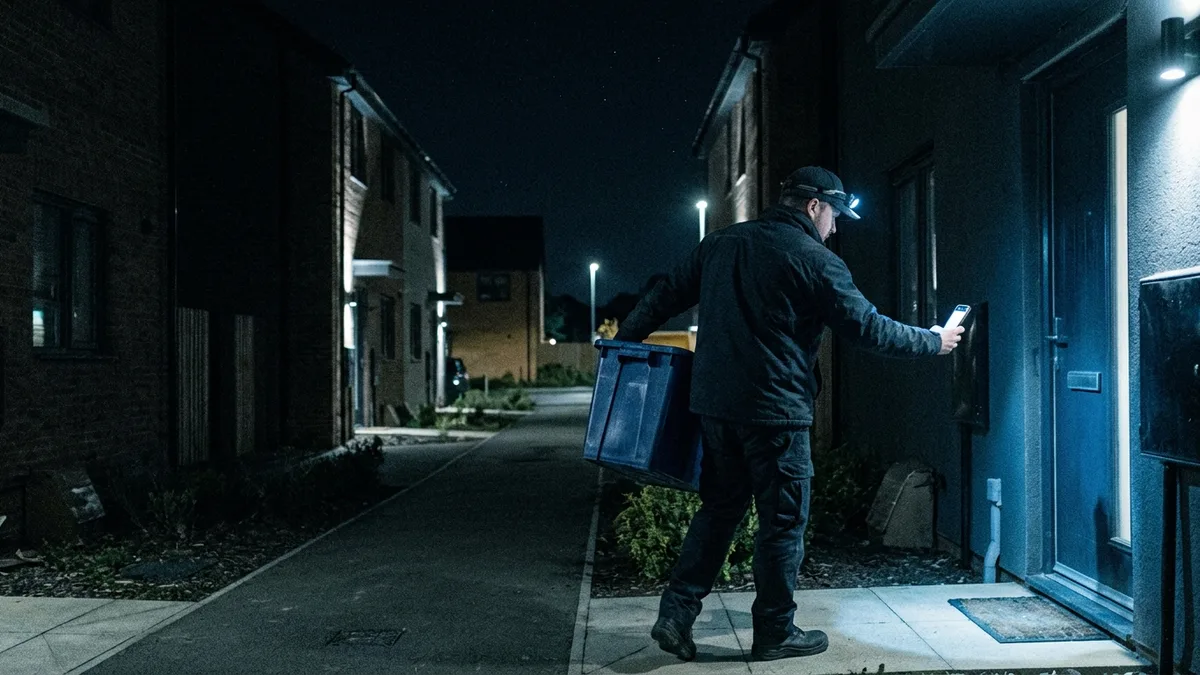 Photo-verified nightly valet trash collection for build-to-rent communities