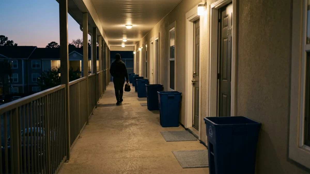 Low country sanitation valet trash service for multifamily apartment communities