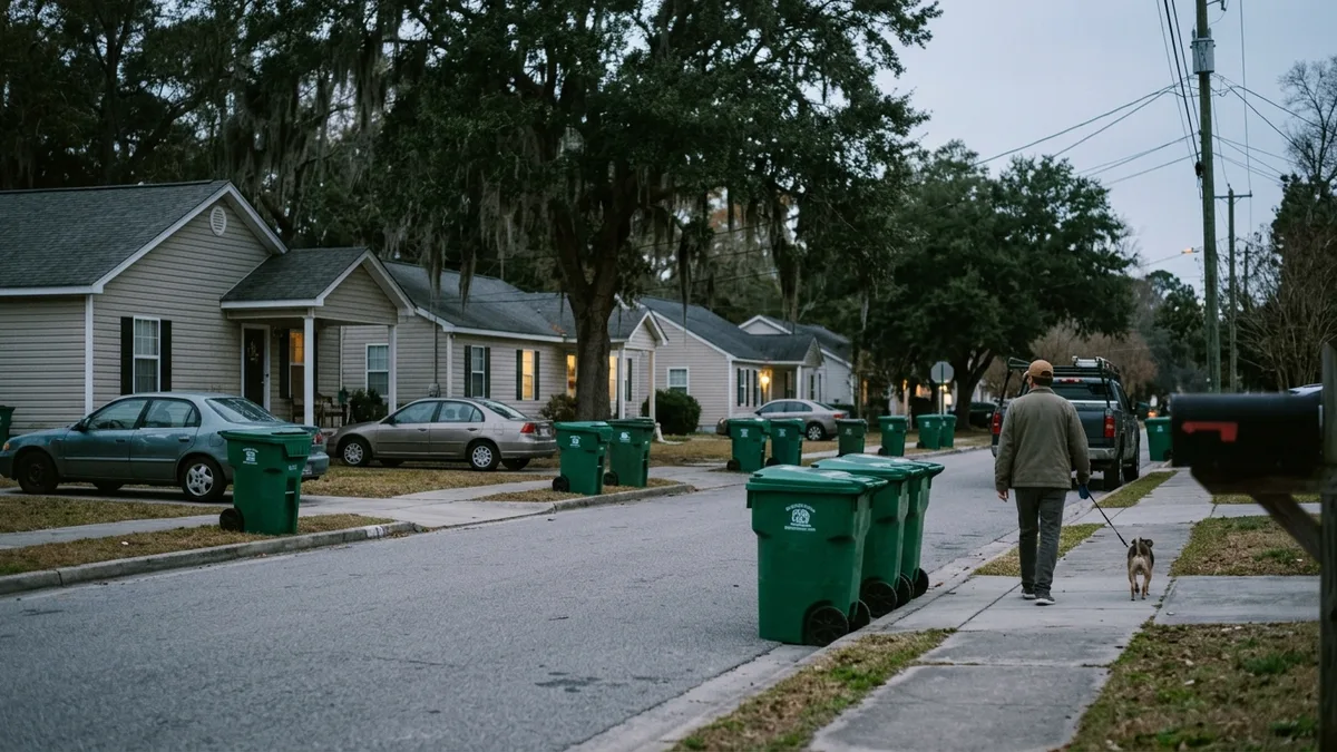 trash hauling bin near me service in North Charleston SC