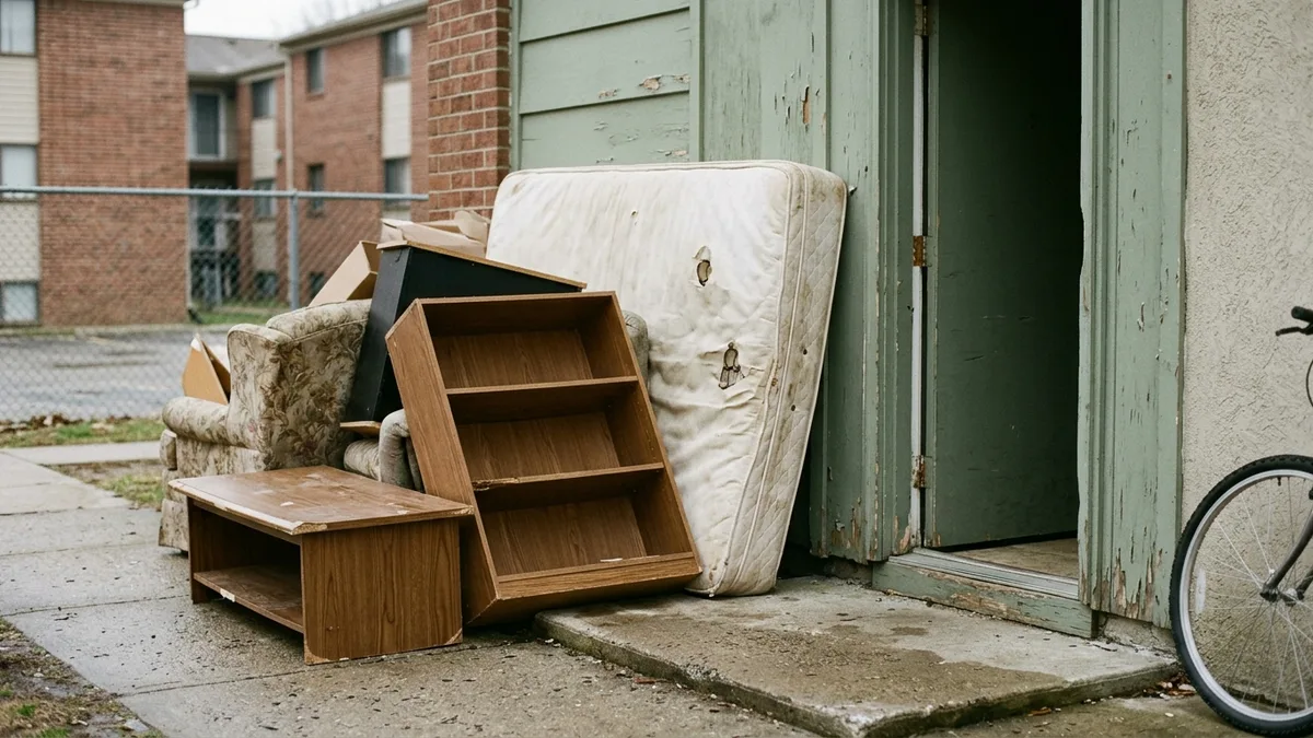 Bulk item removal for property managers during apartment turnover