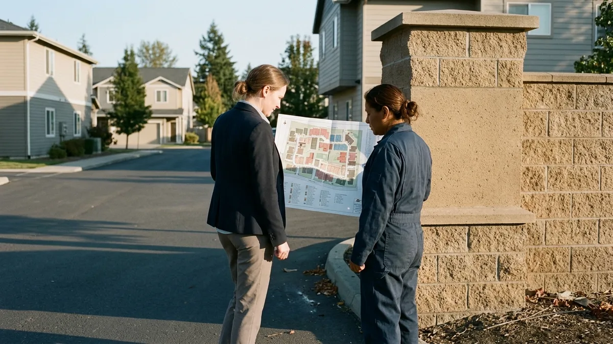 HOA exterior cleaning schedule planning with a vendor