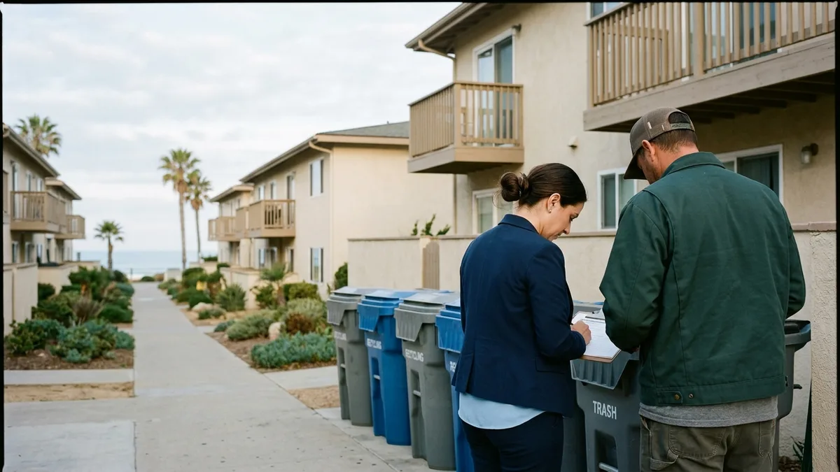 Community waste audit planning for a sustainable clean community waste management program