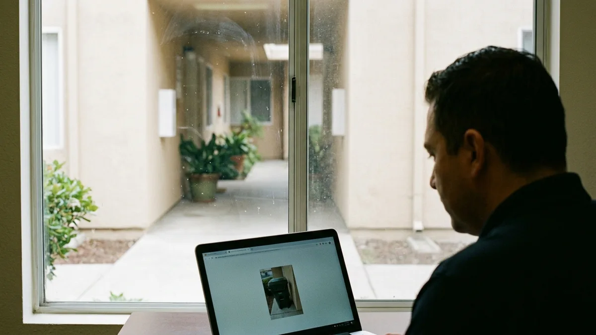 Photo-verified can to curb service confirmation for property managers