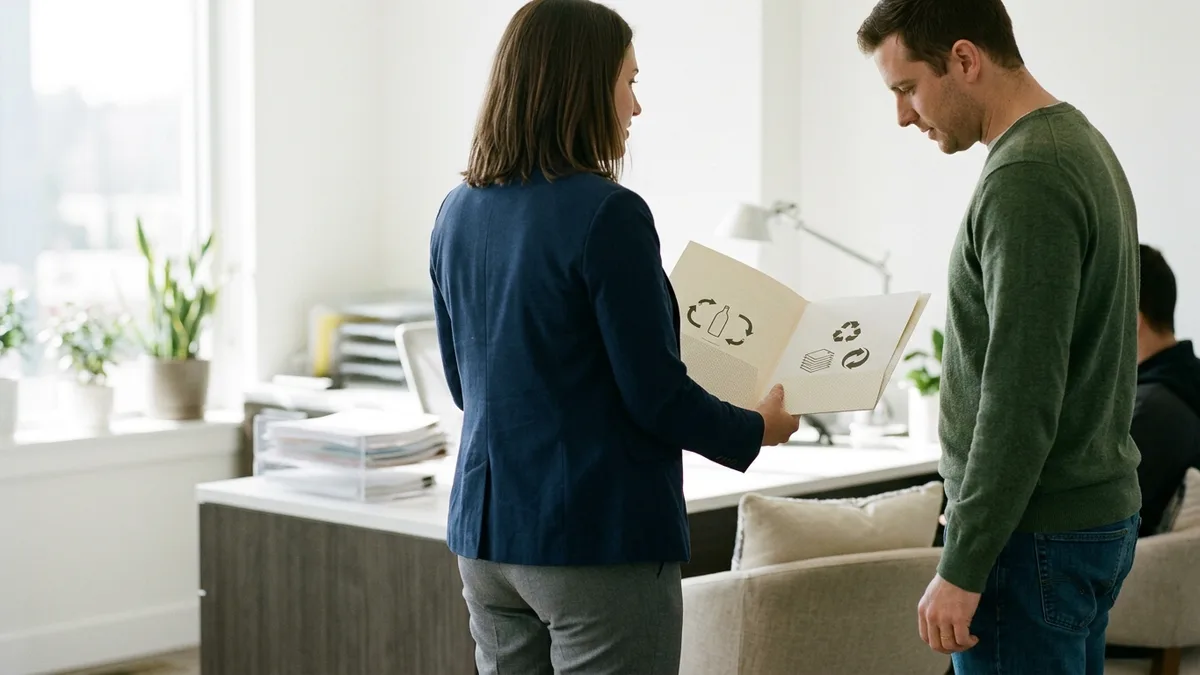 Resident onboarding guide for an apartment waste and recycling program