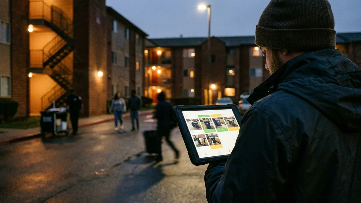 choosing a waste management vendor for a scattered-site portfolio with photo verification