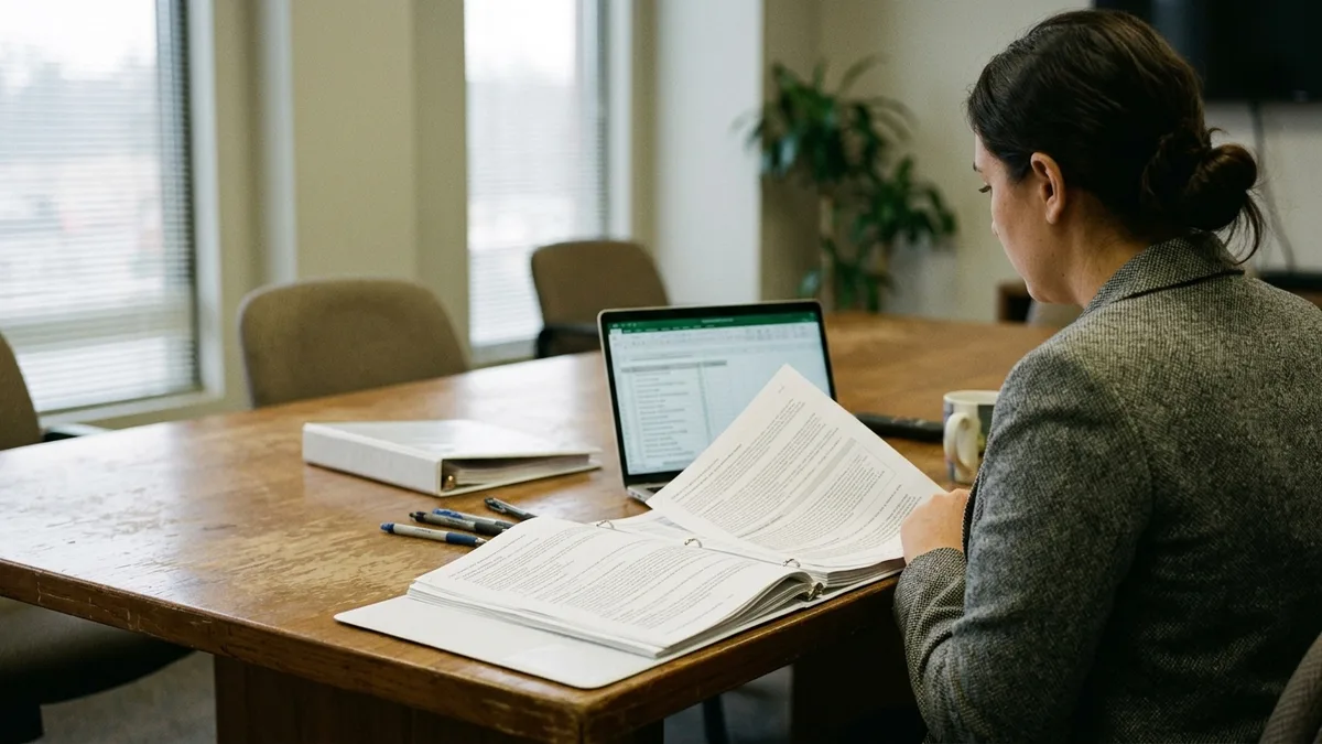 Auditing HOA waste rules as part of a formal waste management policy review