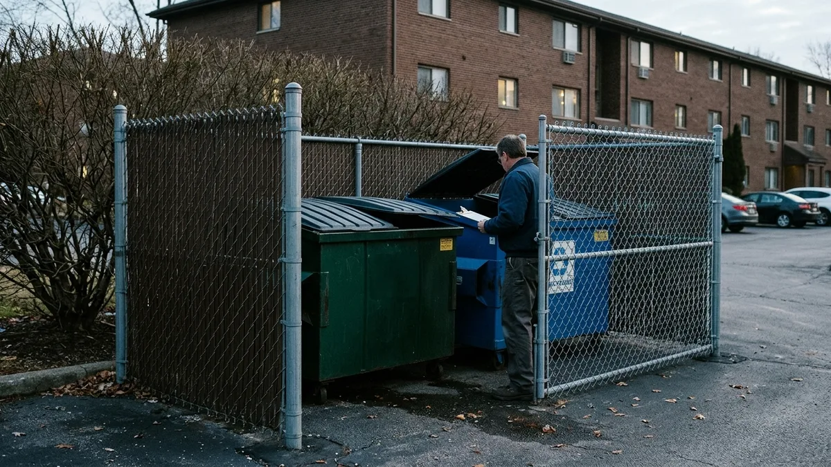 Capacity audit to prevent overflowing dumpsters and protect lease renewals