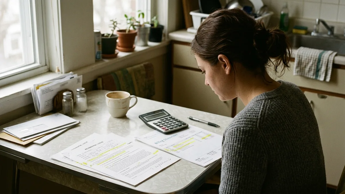Reconciling apartment trash and valet trash fees on a monthly bill