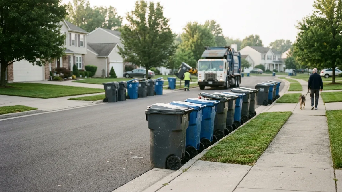 Air Capital Waste residential trash pickup schedule transition