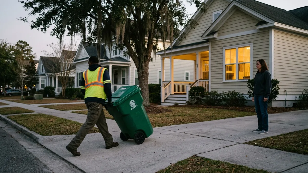 Should I offer valet trash as a homeowner amenity in my neighborhood curbside bin service