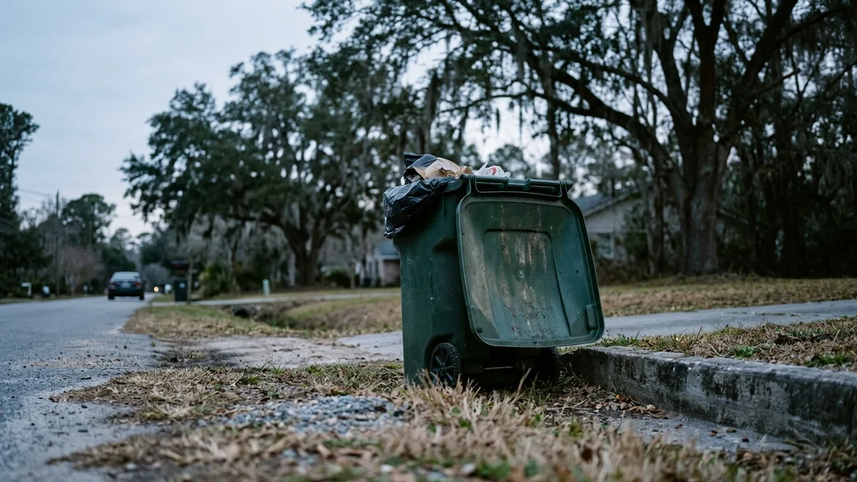 Do I need bin cleaning and sanitizing service in addition to trash pickup on Johns Island