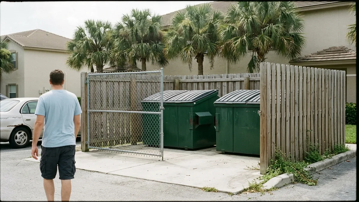 Summer trash service at a Lowcountry apartment community supported by photo-verified trash collection