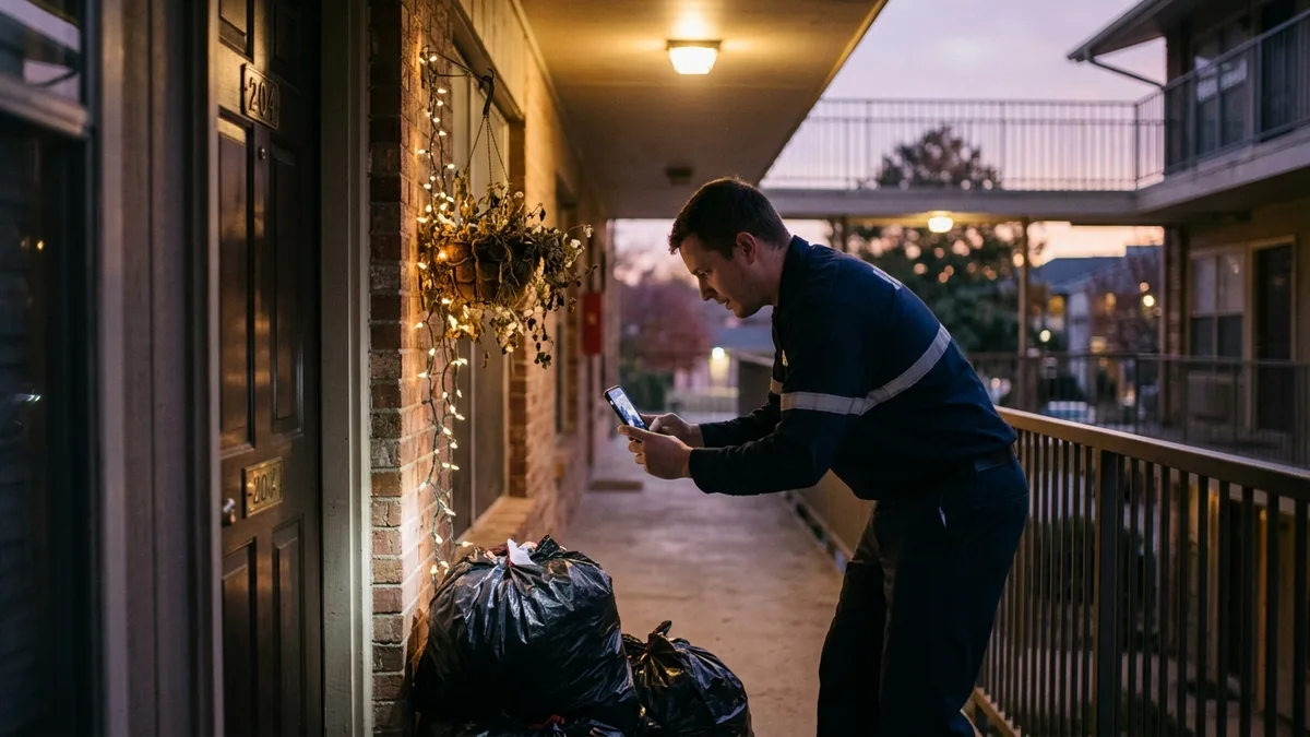 Photo-verified nightly valet trash service compared to high country rubbish hauling