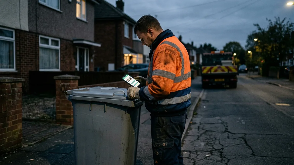 photo-verified trash hauling bin near me service confirmation