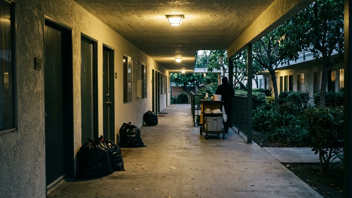 Nightly doorstep trash pickup that helps property managers improve efficiency without adding staff