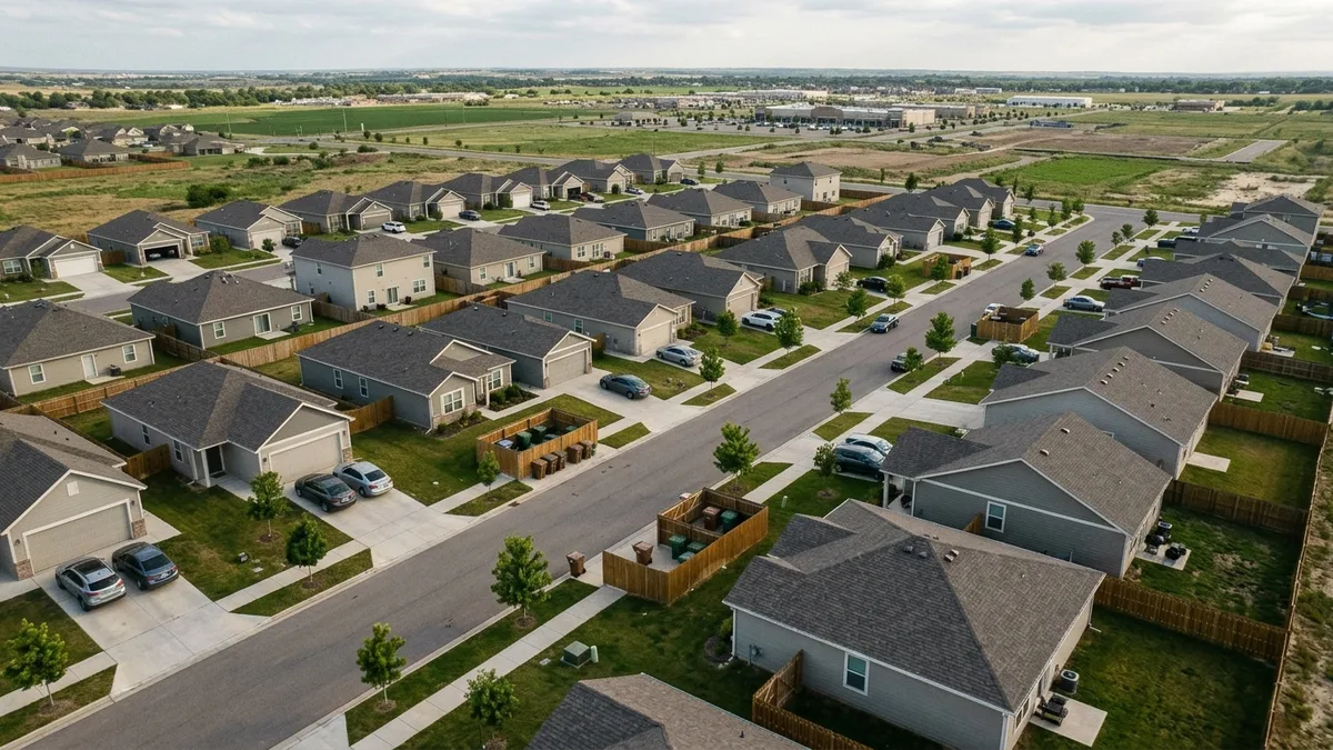 Build-to-rent community layout affecting whether valet trash is worth it for the development
