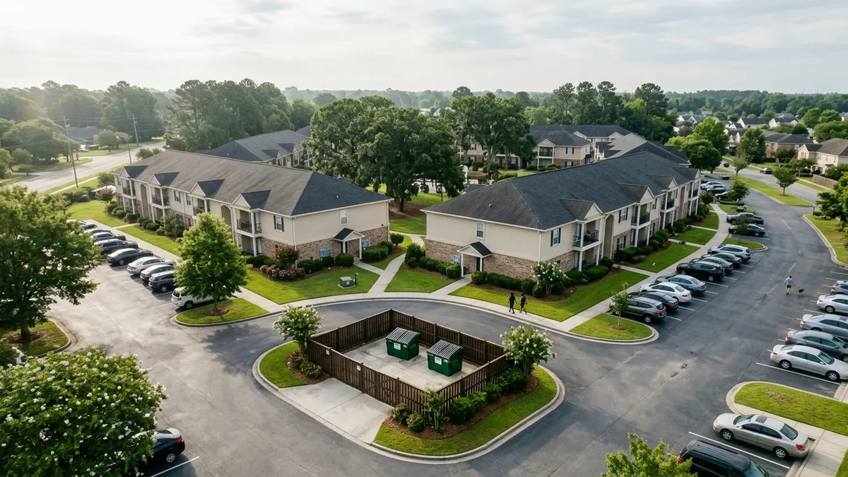 Lowcountry sanitation valet trash service for multifamily communities in North Charleston