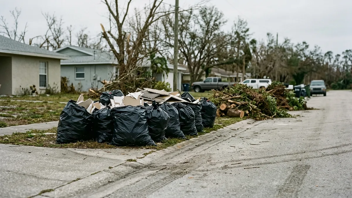 Bulk waste and storm debris pickup rules in Charleston County