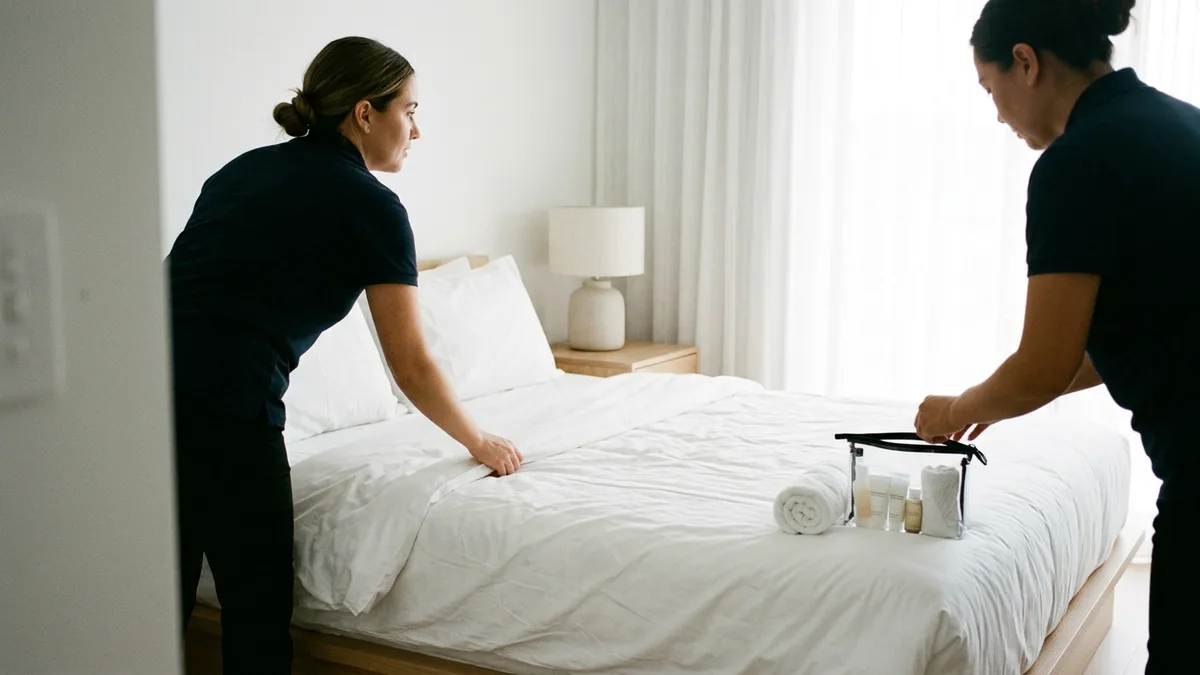 vacation rental turnover standardization for managing multiple properties