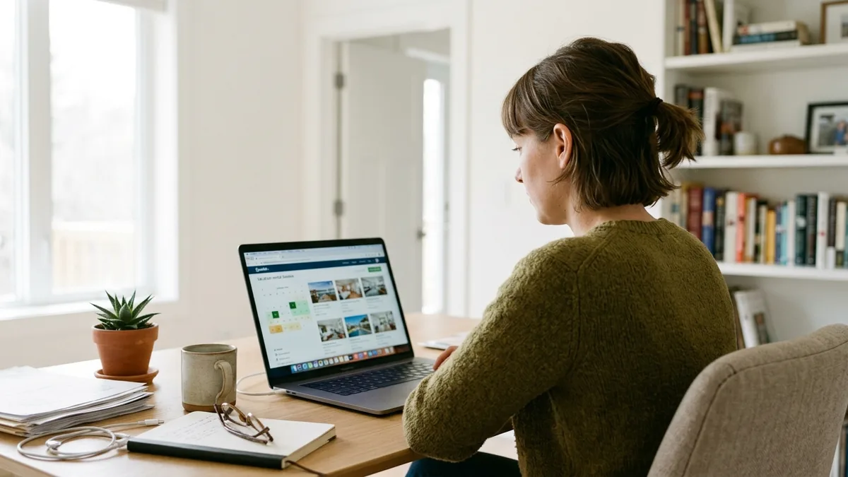 direct booking website for short-term rentals host reviewing live availability