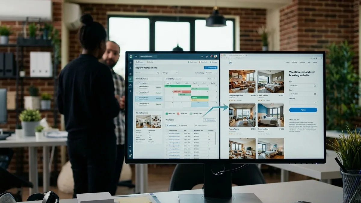 PMS integration for growing vacation rental business with direct bookings