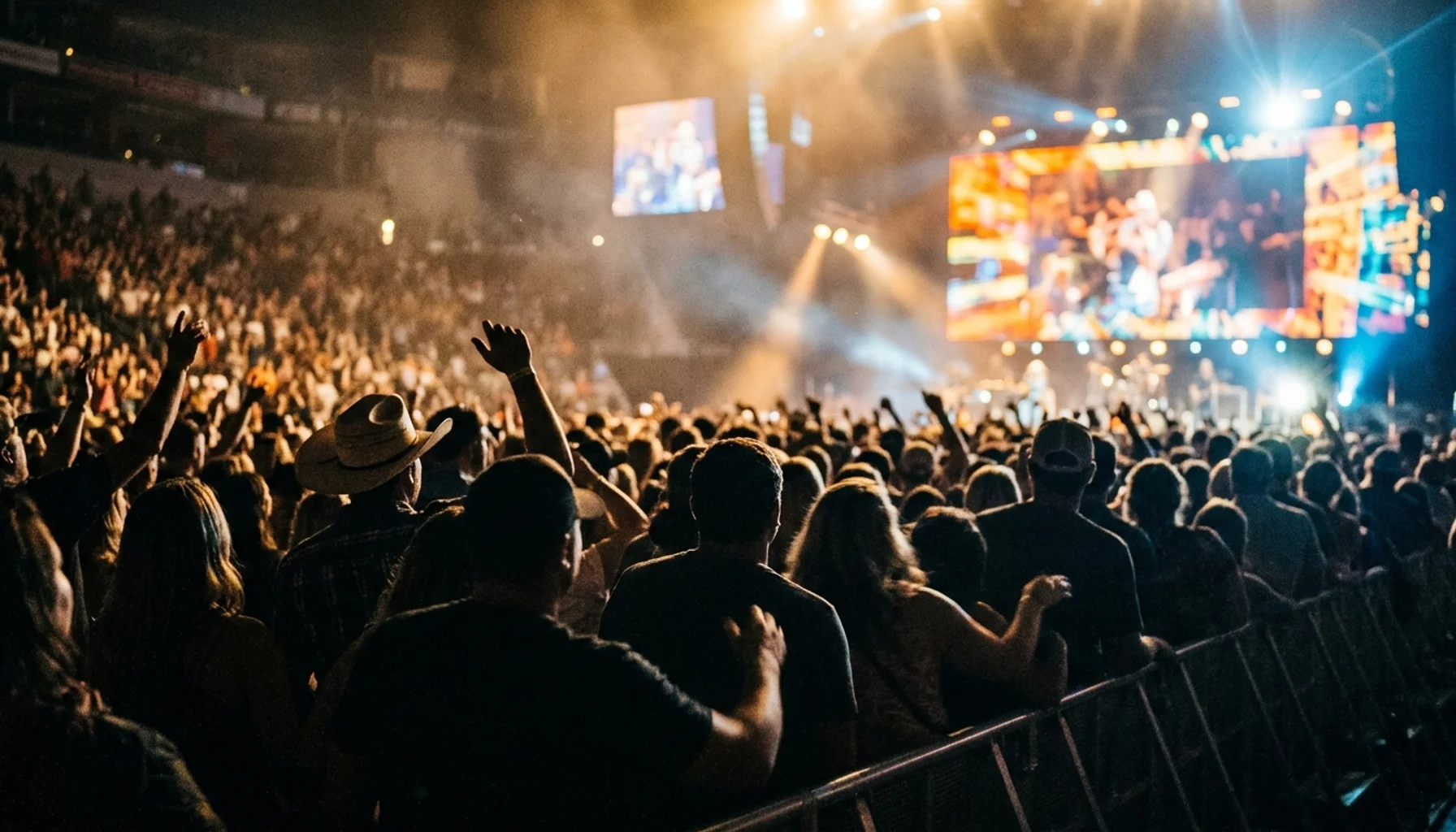 Crowd energy at Thomas Rhett - The Soundtrack to Life Tour Louisville show at KFC Yum! Center